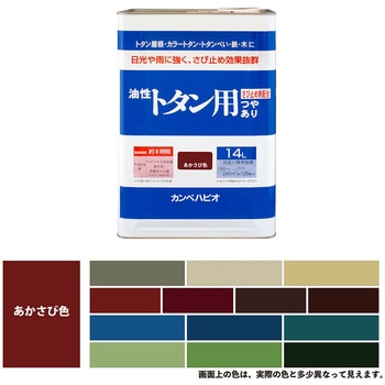 油性トタン用 油性屋根用塗料 (つやあり) カンペハピオ