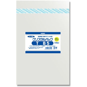 B T-B5 OPP�� �N���X�^���p�b�N T(�e�[�v�t�� �{�f�B�^�C�v) HEIKO 23378373