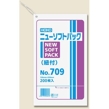 HDポリエチレン袋0.007mm 紐付 HEIKO