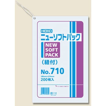 HDポリエチレン袋0.007mm 紐付 HEIKO