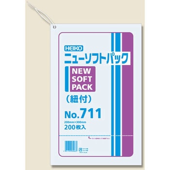 HDポリエチレン袋0.007mm 紐付 HEIKO