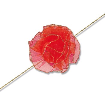 アカ 50×20 ワンタッチフラワーリボン HEIKO 23404194