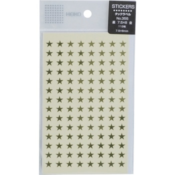 No.355 タックラベル 星型 HEIKO 23413766