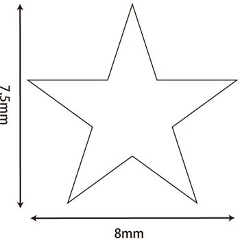 タックラベル 星型 Heiko カラーシール 通販モノタロウ