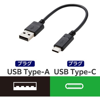USBケーブル A-C USB2.0 認証品 タイプC スマートフォン タブレット エレコム Type-Cケーブル 【通販モノタロウ】