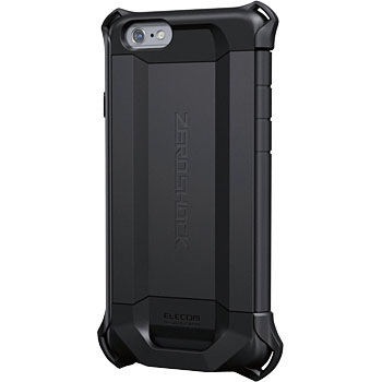 PM-A15ZEROFBK iPhone6s/6用ZEROSHOCKケース シールド 1個 エレコム