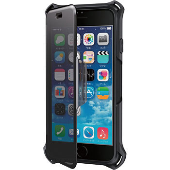 PM-A15ZEROFBK iPhone6s/6用ZEROSHOCKケース シールド 1個 エレコム
