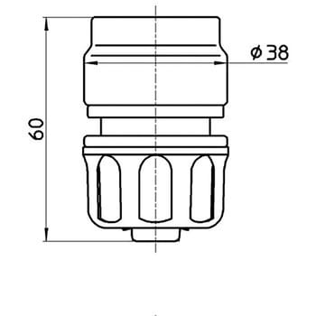 PL70-50 ジョイント SANEI 適合ホース内径12～15mm PL70-50 - 【通販