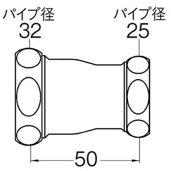 H80-3-32X25 洗浄管連結ソケット 1個 SANEI 【通販サイトMonotaRO】