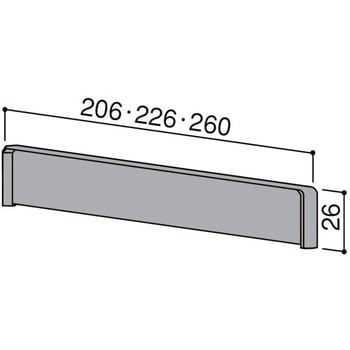 角型笠木コーナーキャップ 平面90°用 トステム(LIXIL)