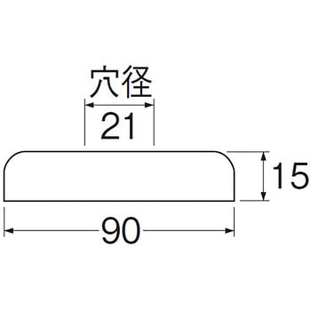 幅広止水栓座金 SANEI