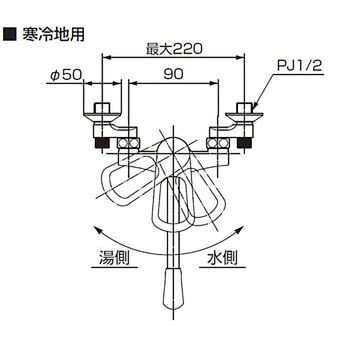 K17110EDK-13 シングル混合栓 1個 SANEI 【通販サイトMonotaRO】