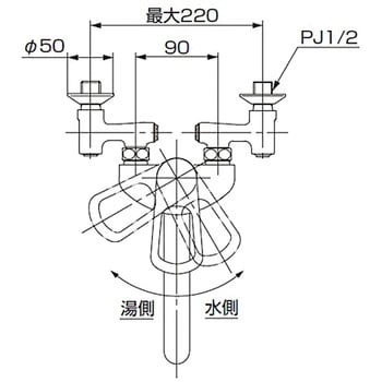 K1712E-3U-13 シングル混合栓 1個 SANEI 【通販サイトMonotaRO】