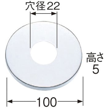 R501-13X5X100 幅広給水座金 1個 SANEI 【通販サイトMonotaRO】