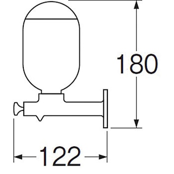 プッシュ石ケン水容器 SANEI