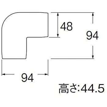 平面エルボカバー90° SANEI
