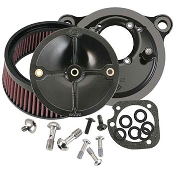 ステルスエアクリーナーキット 純正(TC88/96/103)カバー/S&Sカバー使用 S&S