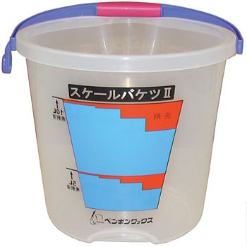 洗剤スケールバケツ 1個 ペンギンワックス 【通販モノタロウ】