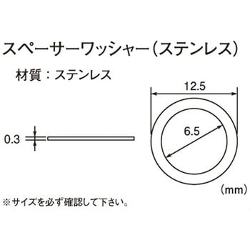 スペーサーワッシャ(SUS) K-CON(キタコ)