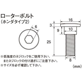 Susローターボルト Honda キタコ K Con バイクカスタムパーツ 通販モノタロウ 0900 500 077