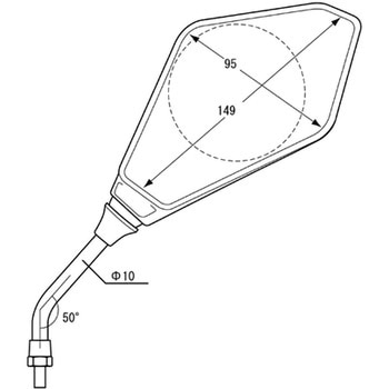 GPRミラー(TYPE-1) KITACO