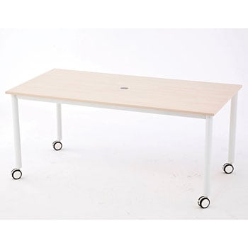 キャスターテーブル ホワイト脚 W1600×D800 アール・エフ・ヤマカワ