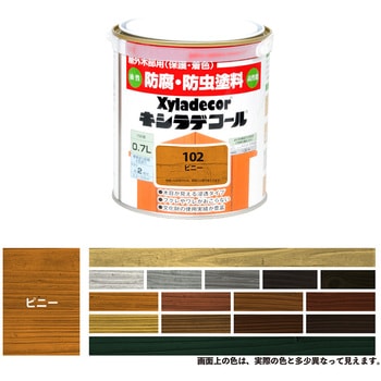 油性キシラデコール 油性木部保護塗料(木目を活かした半透明着色仕上げ) カンペハピオ