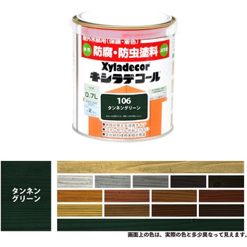 油性キシラデコール 油性木部保護塗料(木目を活かした半透明着色仕上げ) カンペハピオ