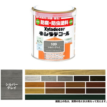油性キシラデコール 油性木部保護塗料(木目を活かした半透明着色仕上げ) カンペハピオ