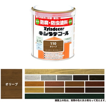 油性キシラデコール 油性木部保護塗料(木目を活かした半透明着色仕上げ) カンペハピオ