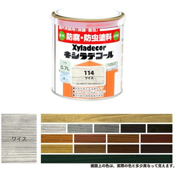 油性キシラデコール 油性木部保護塗料(木目を活かした半透明着色仕上げ) カンペハピオ