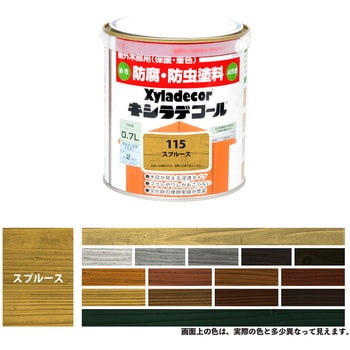 油性キシラデコール 油性木部保護塗料(木目を活かした半透明着色仕上げ) カンペハピオ