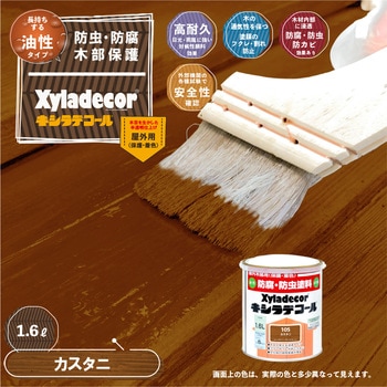 油性キシラデコール 油性木部保護塗料(木目を活かした半透明着色仕上げ) カンペハピオ