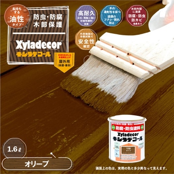 油性キシラデコール 油性木部保護塗料(木目を活かした半透明着色仕上げ) カンペハピオ