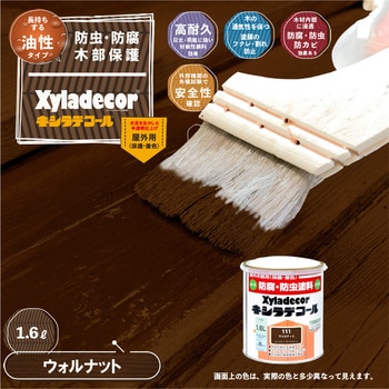 油性キシラデコール 油性木部保護塗料(木目を活かした半透明着色仕上げ) カンペハピオ