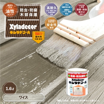 油性キシラデコール 油性木部保護塗料(木目を活かした半透明着色仕上げ) カンペハピオ