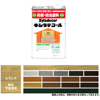 油性キシラデコール 油性木部保護塗料(木目を活かした半透明着色仕上げ) カンペハピオ