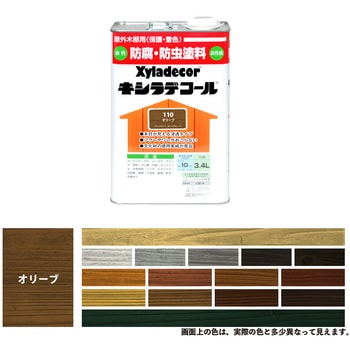 油性キシラデコール 油性木部保護塗料(木目を活かした半透明着色仕上げ) カンペハピオ