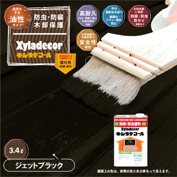 油性キシラデコール 油性木部保護塗料(木目を活かした半透明着色仕上げ) カンペハピオ