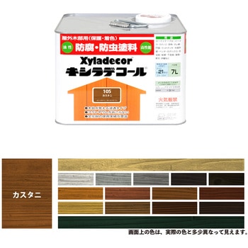 油性キシラデコール 油性木部保護塗料(木目を活かした半透明着色仕上げ) カンペハピオ