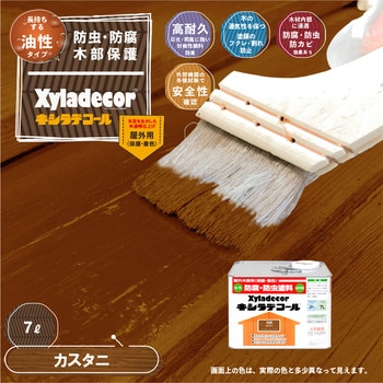 油性キシラデコール 油性木部保護塗料(木目を活かした半透明着色仕上げ) カンペハピオ