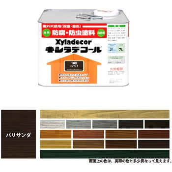 油性キシラデコール 油性木部保護塗料(木目を活かした半透明着色仕上げ) カンペハピオ