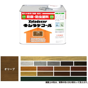 油性キシラデコール 油性木部保護塗料(木目を活かした半透明着色仕上げ) カンペハピオ