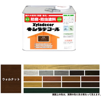 油性キシラデコール 油性木部保護塗料(木目を活かした半透明着色仕上げ) カンペハピオ