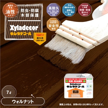 油性キシラデコール 油性木部保護塗料(木目を活かした半透明着色仕上げ) カンペハピオ