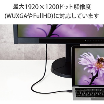 HDMI変換ケーブル ミニディスプレイポート-HDMI デジタル音声出力 エレコム