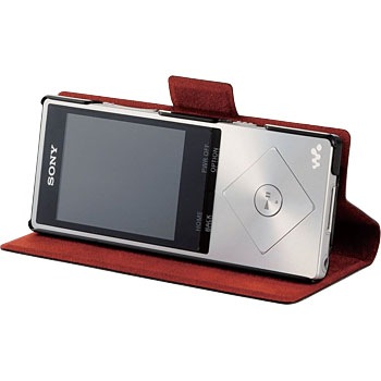 AVS-A15PLFUBK Walkman A 2015 レザーカバー 横型フラップ 薄型 1個