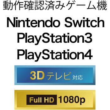 HDMI切替器 2～4ポート 入力 出力×1 小型 ブラック エレコム