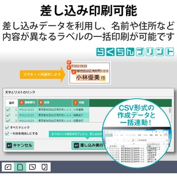 EDT-TKF 宛名・表示ラベル 再剥離可能 1パック(20枚) エレコム 【通販