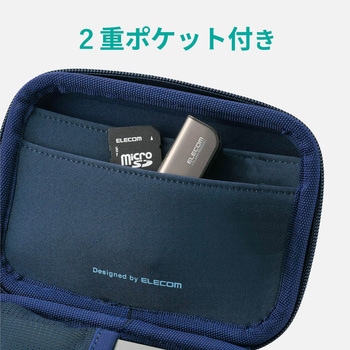 ポータブルHDDケース セミハード エレコム